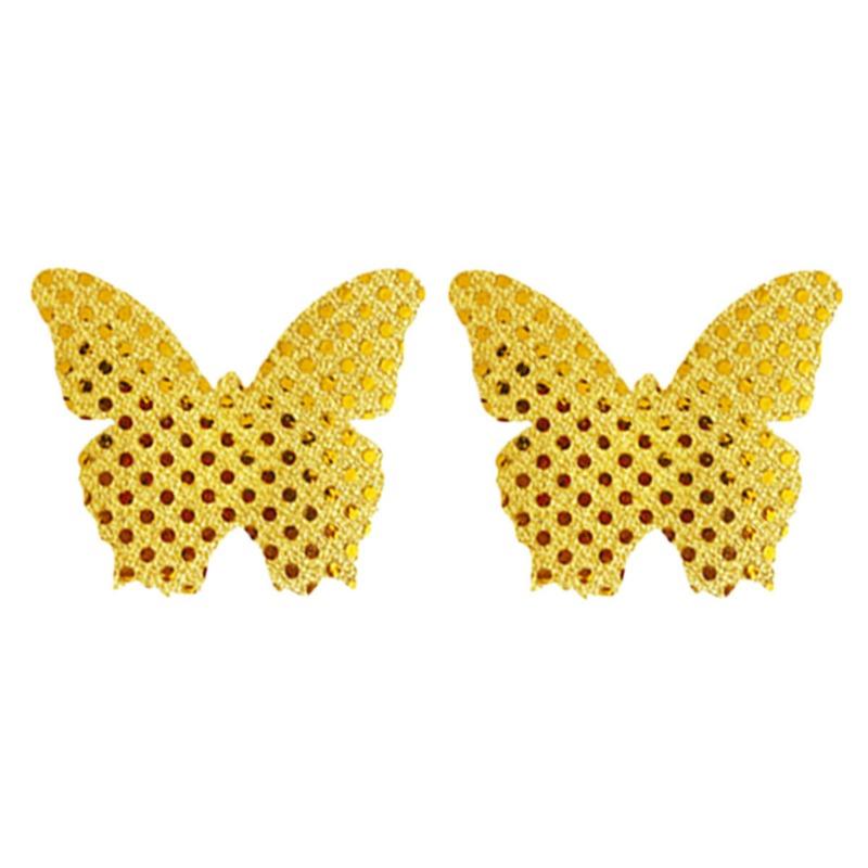 Disposable Breast Patch with Anti Convex Lighting Piece, Anti Fading Patch, Cute Nipple Patch, Butterfly Chest Patch