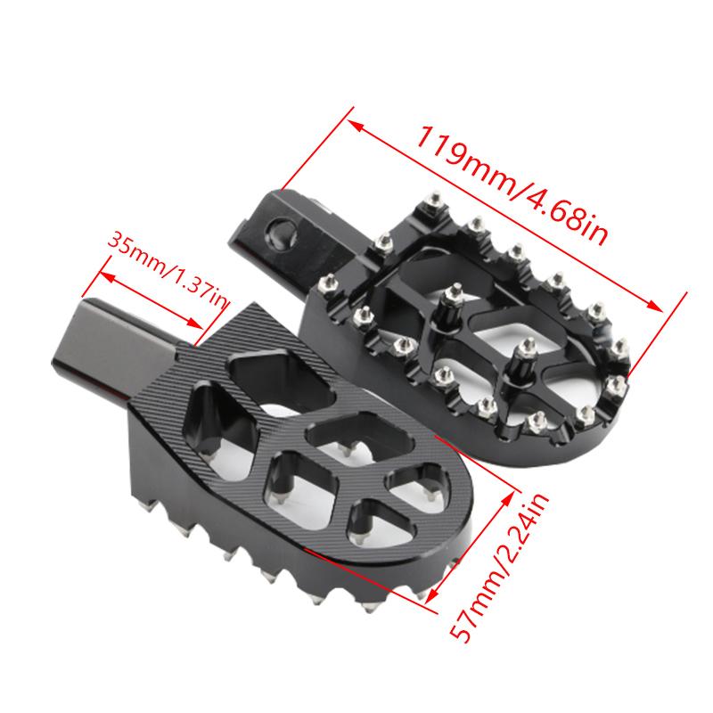 CNC Motorcycle Universal Colorful Footpeg Footrest Foot Pegs For HONDA CRF XR 50 70 110 M2R SDG DHZ SSR KAYO Pit Bike