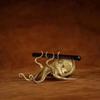 Vintage Brass Octopus Figurine Multi-Functional Phone Stand & Pen Spectacles Holder Car Nautical Desk Ornaments Home Decor Gifts