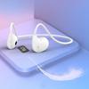 Neckband Air Bone Conduction Headphones Wireless Bluetooth Headset With Mic Sports Running Non-Ear-Wearing For Xiaomi Iphone 15