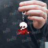 Cartoon Homestuck Keychain Accessories Bag Charms Dave Strider John Egbert Karkat Gamer Keyrings Jewelry Fans Freinds Gift