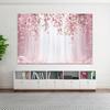 1Pcs Pink Cherry Blossoms Romantic Floral Decoration Background Wedding Backdrop Decorations For Photo Studio Photo Booth Party