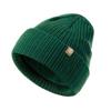 Kids Autumn Winter Knitting Hat Brimless Solid Color Thickened Fleece Lining Hat Boys Girls Hat Headwear