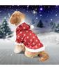 Pet Christmas Clothes Winter Plush And Thick Classic Christmas Snowflakes Dog  Plush Jumpsuit Hooded