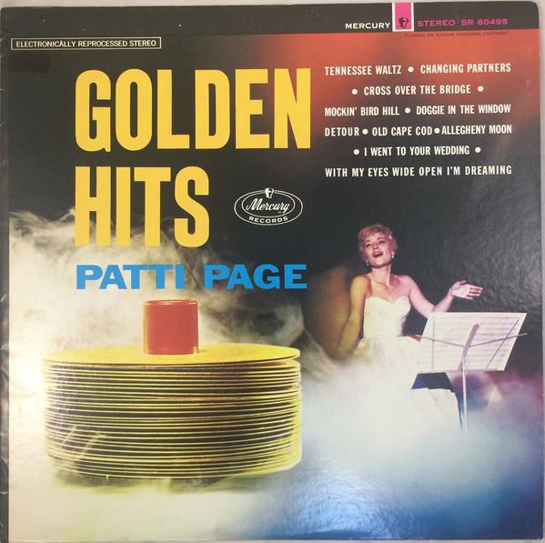 

LP Record PATTI PAGE Golden Hits SR60495 Mercury US Jazz Used