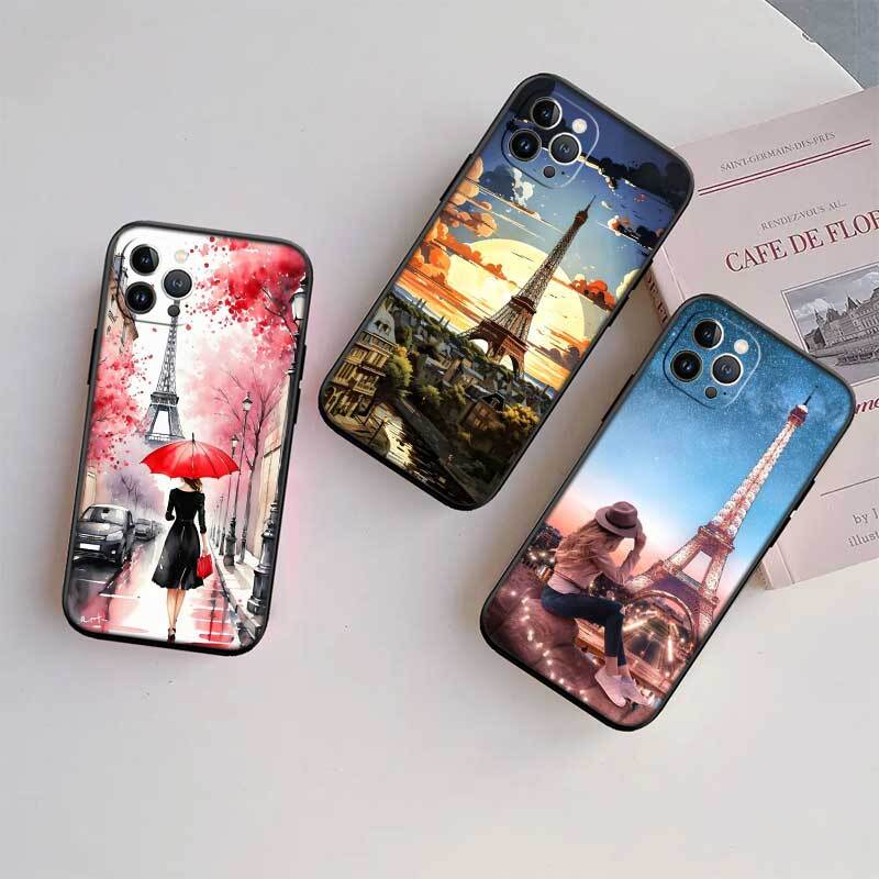 Paris Eiffel Tower Case for Samsung Note 20 10 S25 Plus Ultra Lite FE M20 M21 M30 M31 M51 A11 A26 A51 A52 A53 A56 A70 A71 A72 A73