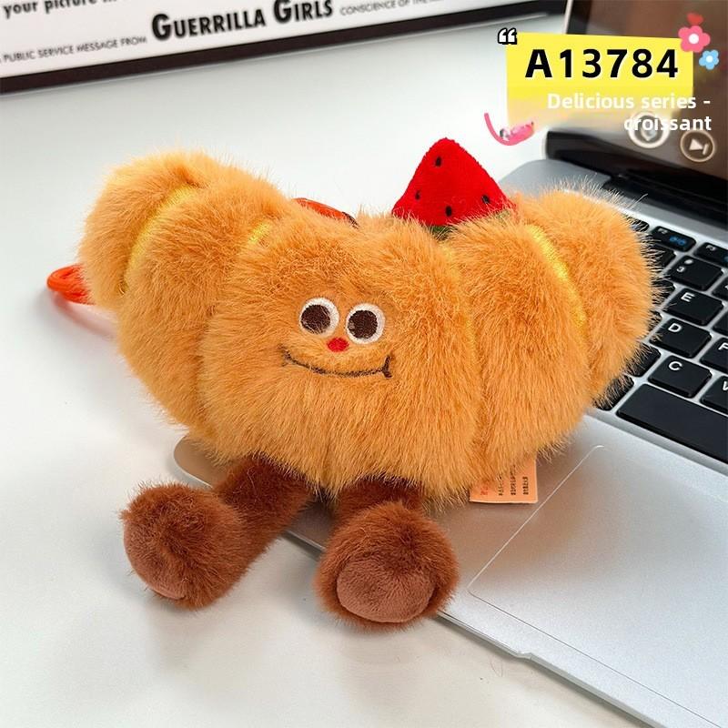 Hamburger Plush Keychain With Scented Beads For Kids And Collectors