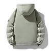 Down jacket men's outdoor men's cold and windproof couple trend thickened and warm men's hooded fashion jacket for men
