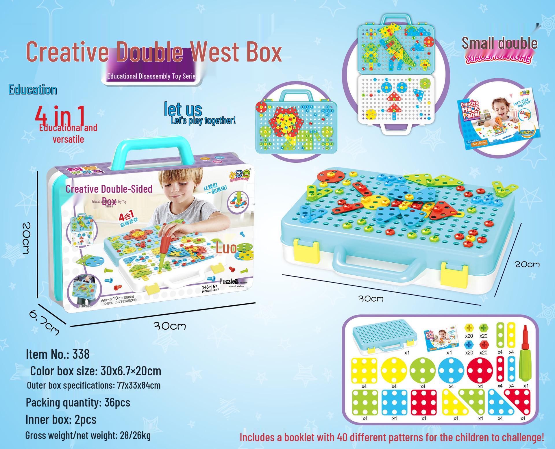 DIY Electric Drill Educational Building Blocks & Puzzle Toy for Kids