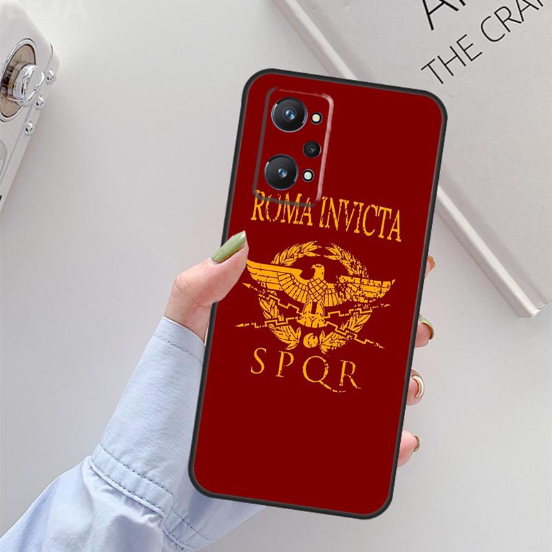 SPQR Roman Imperial Legion For Realme 10 11 Pro Plus GT Neo 5 2T C21Y C30 C31 C33 C35 C55 OnePlus Nord CE 2 3 Lite Case