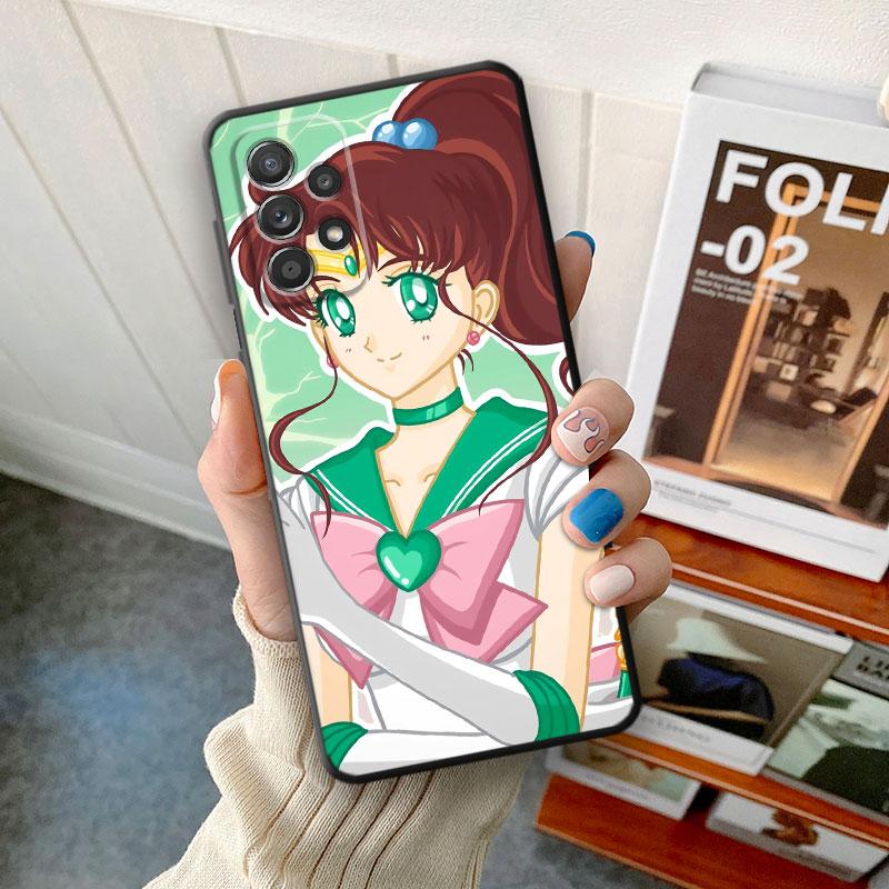 

Мягкий чехол из ТПУ для Samsung Galaxy A30 A70 A71 A50 A51 A01 A40 A20e A20s A10 A20 A04 A03, защитный чехол Lovely Sailors-WarriorGirl Samsung A04