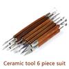 Stainless Steel Clay Sculpting Tools with Double Hded Pottery Wood Handles Set for   Modeling Ceramic Wax Art Crafts