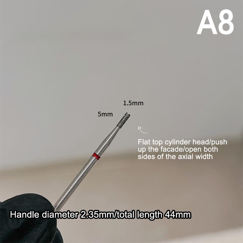 Nail Front Drill Bits Remove Cuticle Nail Polish Head Electric Polishing Machine Accessories Nail Tools