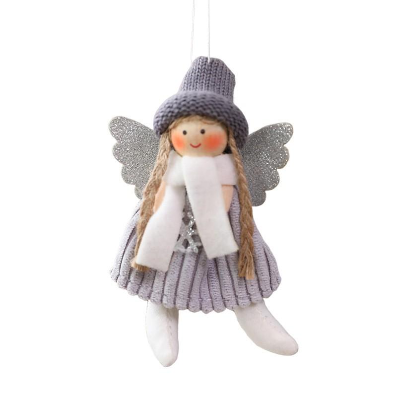 Christmas Tree Angel Ornament Hanging Decor European Style Xmas Decoration Home Party Scene