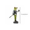 Skurrile Froschstatue Harzfigur für Wohnaccessoire Dekorative Tierskulptur