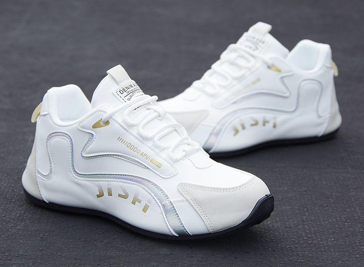 Men's Casual Leather Trendy Sport Shoes: Versatile and Stylish for Students