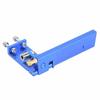 RC Rudder, Aluminum RC Boat Accessory, Methanol Boat, RC Racing Boat, Electric Boat Model, Marine Boat Steering and Motor Water Cooling Design (Blue,
