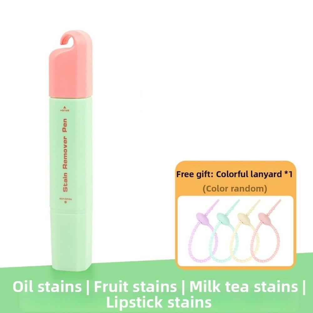

With Brush Head Oil Remover Stick 12ml Grease Removal Pen Emergency Stain Remover Clothes Care зелений