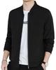Autumn Blouson Solid Plus Sizes [ODFMCE] Men's MA-1 Jacket, Color, Stylish, Casual, (JP, Alphabet, 3XL, Black)