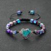 One Piece Classic Heart Bracelet Charming Natural Imperial Stone Beaded Bracelet Fashionable Women Men Friendship Bracelet Jewelry Gift