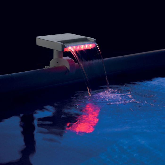 Kaskadenbrunnen für Schwimmbad LED Intex
