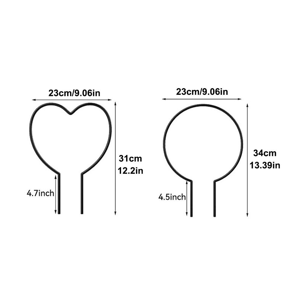 Heart Shape Trellis for Climbing Plants Universal Vine Ivy Holder  for Houseplants Flowers