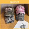 Letter Sqnc Embroidery Street Baseball Hat Breathable Teens Material