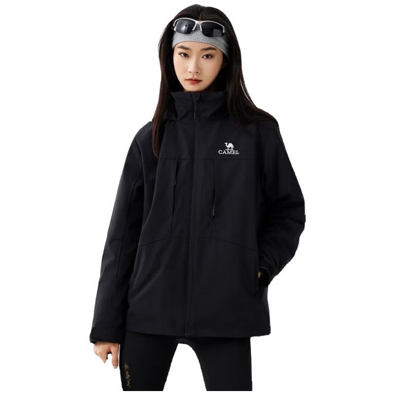 

Camel Men s Hooded 3-in-1 Down Jacket L