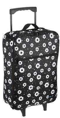 Folding Carry Star Wars Compact STARWARS M Size Medium Wide Variety of Patterns 29L 48cm Modern Flower Black [Hapitas] Carry-on