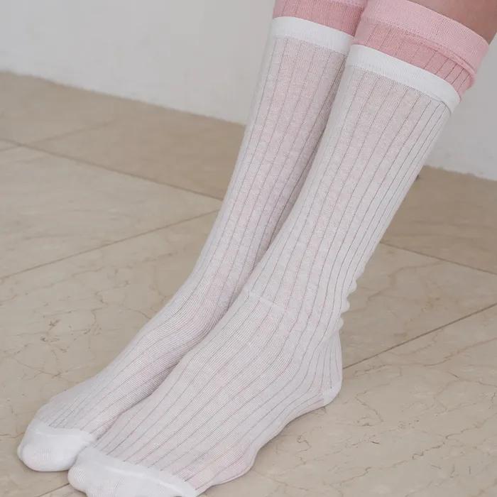 Soft Layer Rib Socks_3 colors