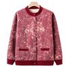 Elderly Winter Clothing Female Grandmother Velvet Jacket Middle-aged and Elderly Mother Autumn and Winter Warm Cardigan Old Lady Clothes