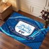 Tappeto in Velluto di Cristallo con Stampa del Preston North End Football Club, Comodo Assorbente d'Acqua Antiscivolo per Pavimenti Interni