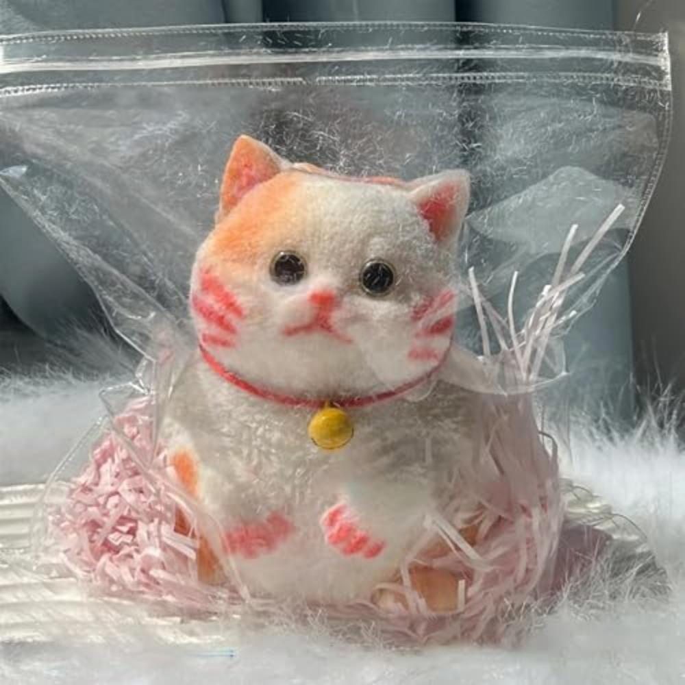 Cute Squishy Relief Squeeze Cat Toys Silicone Cat Soft Squeeze Toys  for Adults Kids