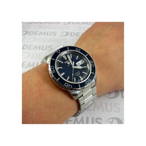 Seiko 5 Sports SNZH53K1 Blue Men's Analog Business Automatic Watch, Ships Overseas