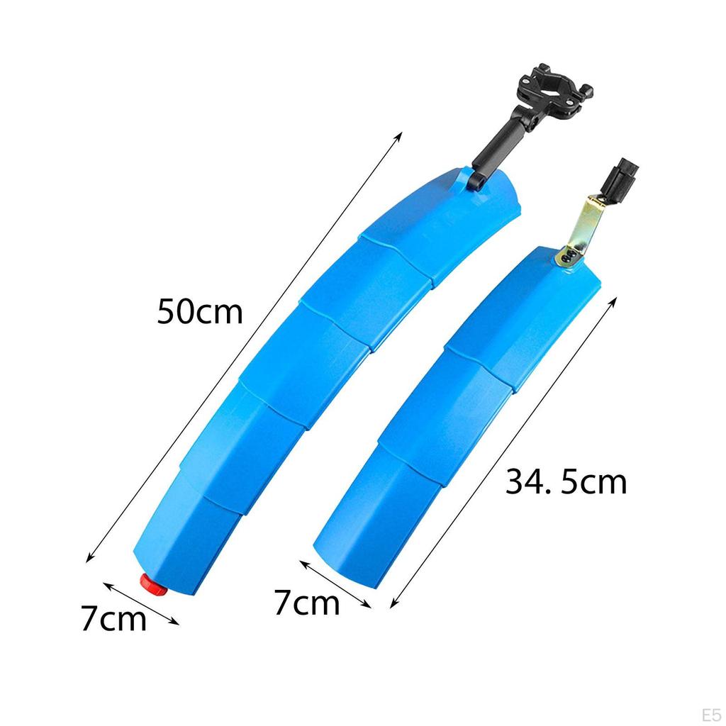 2 Teile/satz Fahrrad Kotflügel Vorne und Hinten Kotflügel mit Licht Zubehör Reparatur Radfahren