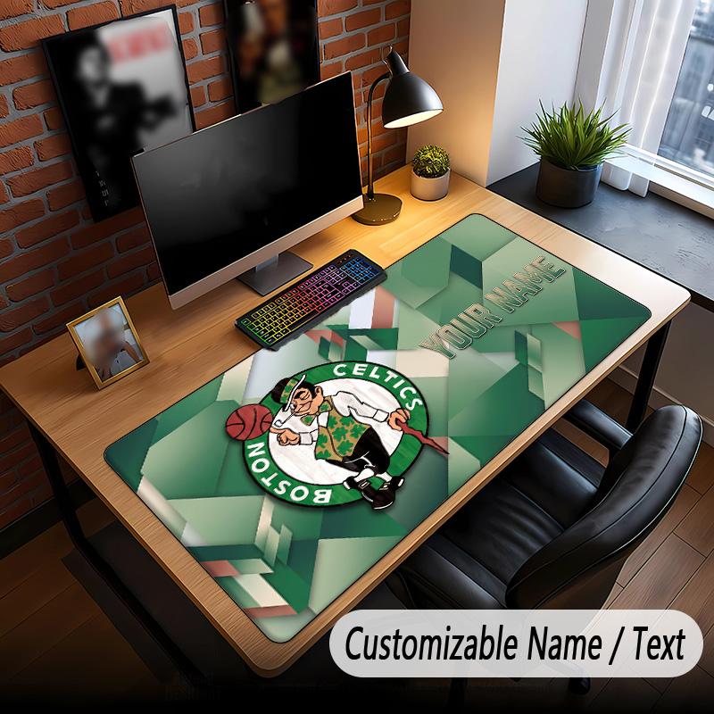 Large Mouse Pad Celtic FC Print Custom Name Text Desk Mat for Office Gaming