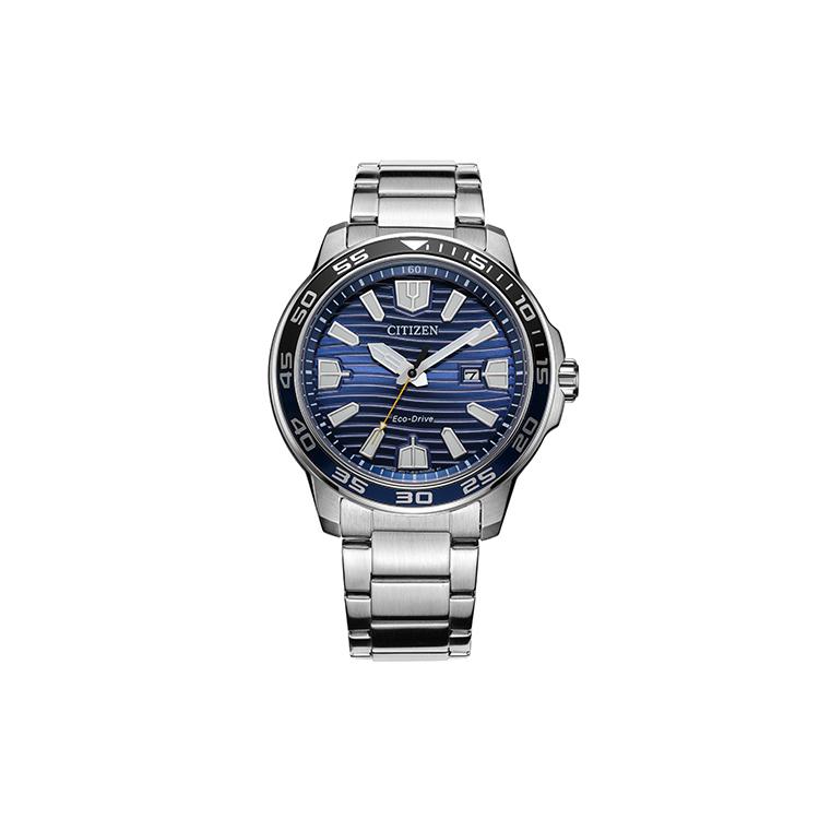 

CITIZEN Men s Eco Drive Watch AW1525-81L Blue Dial