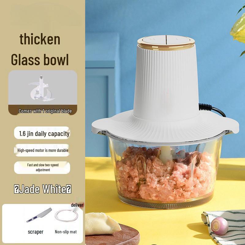 Versatile Electric Meat and Vegetable Grinder for Mincing, Filling, and Chopping Tasks