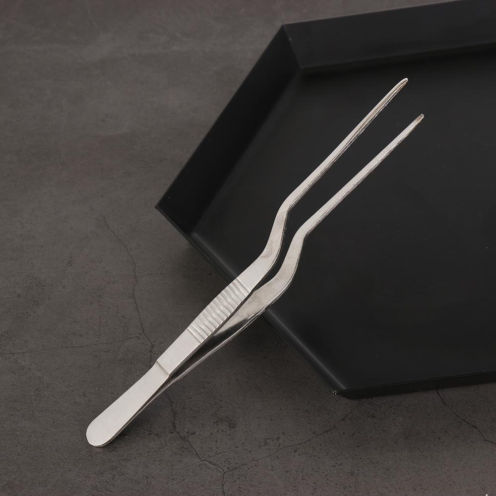 Stainless Steel Barbecue Tongs Serving Presentation Kitchen Tool Multiple Types Silver Plating Chef Food Tweezer BBQ Clip