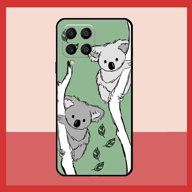 Cartoon Painting Animal Koala Case For Samsung Galaxy M12 M52 M06 M16 M36 M56 M33 M15 M55 M31 M13 M14 M53 M32 M35 M34 M54