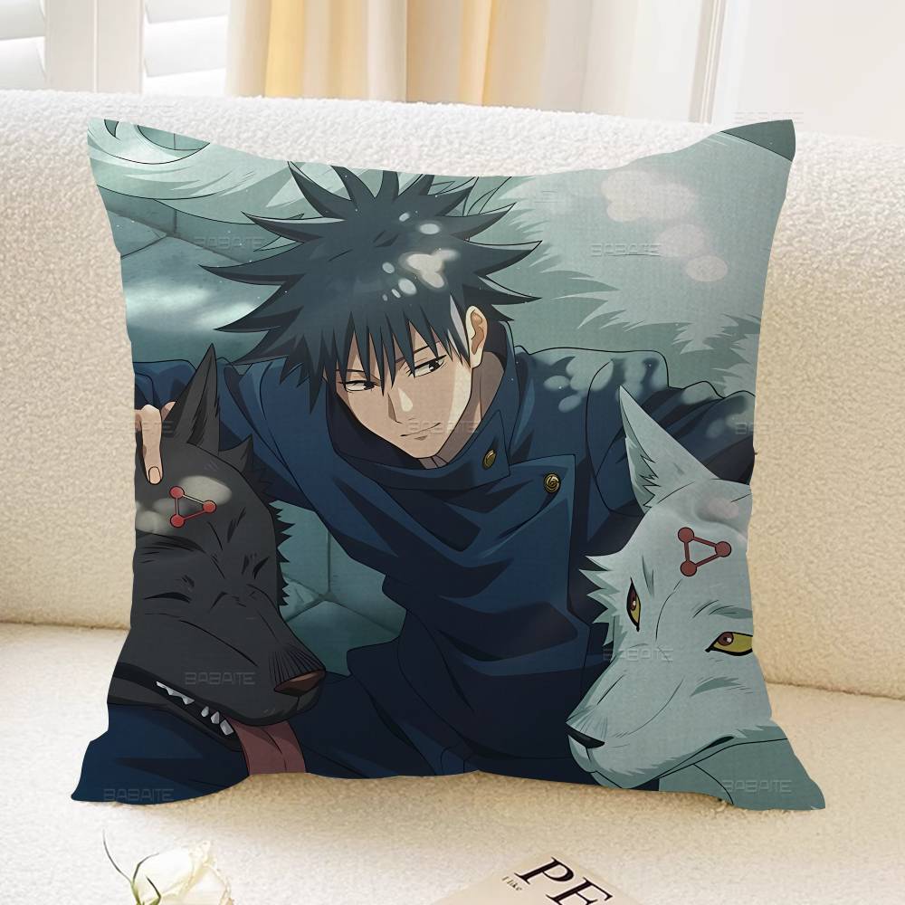 Cooler Anime Junge Megumi Fushiguro Personalisierte Kissenhülle Kinderzimmer Wilde Party Deko Kissenbezug Kind Geburtstag Dusche Geschenk