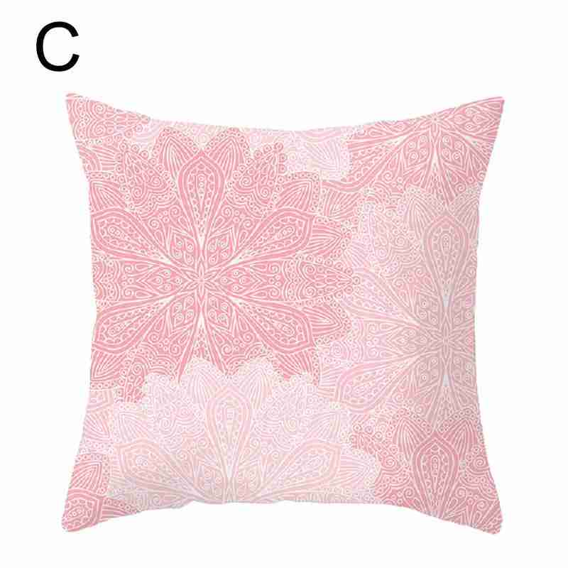 pink feather pillow