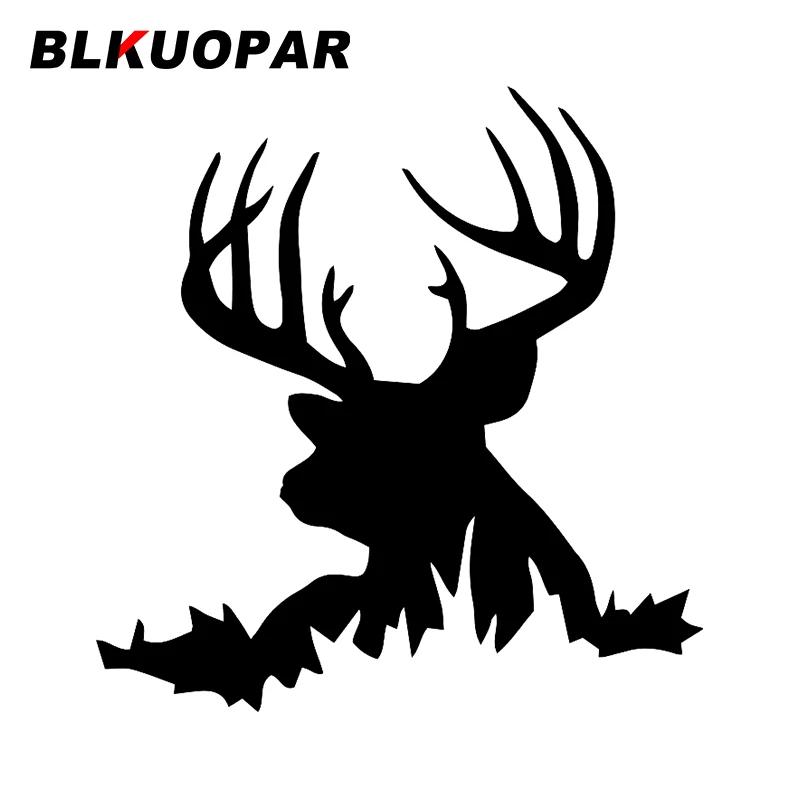 BLKUOPAR for Deer In Grass Hunting Car Stickers Waterproof Personality Scratch Proof Decals Sunscreen Windows Car Accessories
