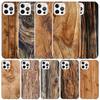 Wood Wooden Pattern Phone Case For IPhone 16 17 Air 16E 15 14 Plus 13 Mini 12 11 Pro Max 7 8 + SE 2020 Soft TPU Back Cover 16 17
