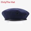 Marvel Logo Wool Beret Hat With Retro British Style And Uv Sunshade For Adults