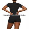 Modal! Summer 2026 Women's Slim-fit High Neck Short Sleeve T-shirt and Shorts Set