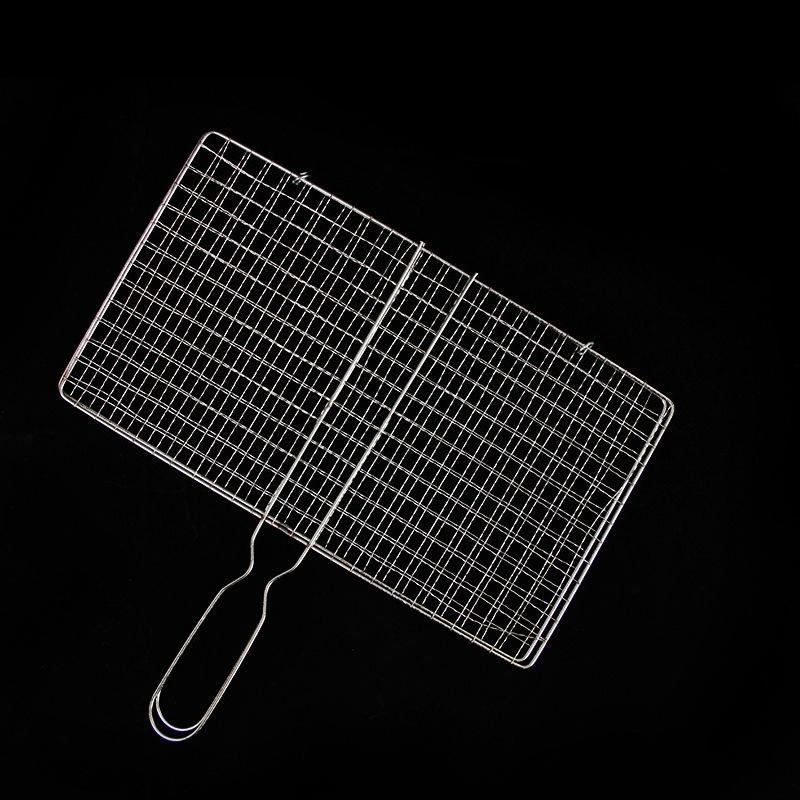 Fish Grill Clip, Barbecue Mesh Clip, Portable Outdoor Fish Grilling Clip, Barbecue Tongs, Vegetable Grilling Net, Barbecue Mesh, Barbecue Supplies 20*35cm