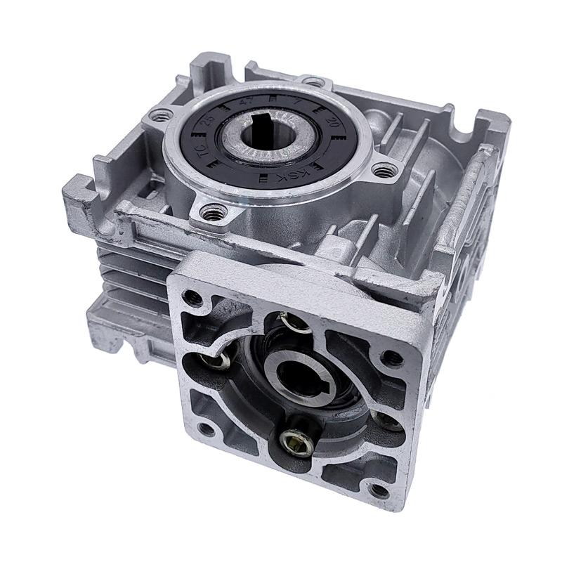 speed reducer worm DC motor gearbox RV030 14mm output 5:1-80:1 Worm Gearbox Speed Reducer for NEMA 23 Motor
