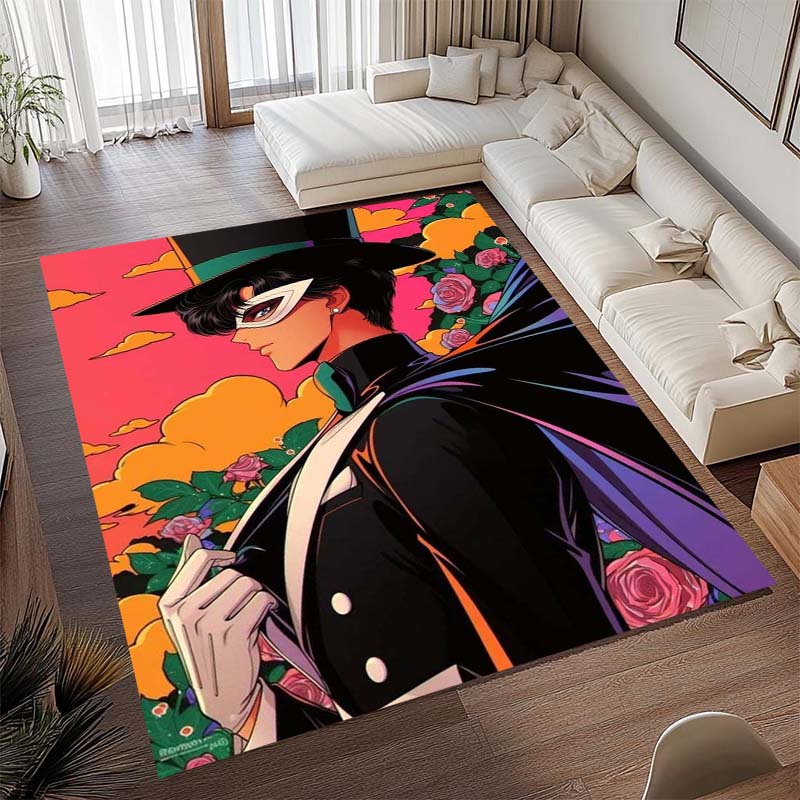 Diese beliebte Spielmatte im Anime-Design mit Pretty Guardian Sailor Moon besteht aus bequemem, weichem, dickem und rutschfestem Flan