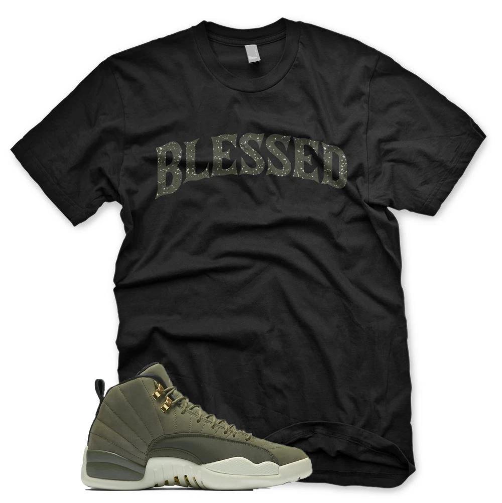 New BW BLESSED T Shirt for J1 Class of 2003 CP3 Olive Green M